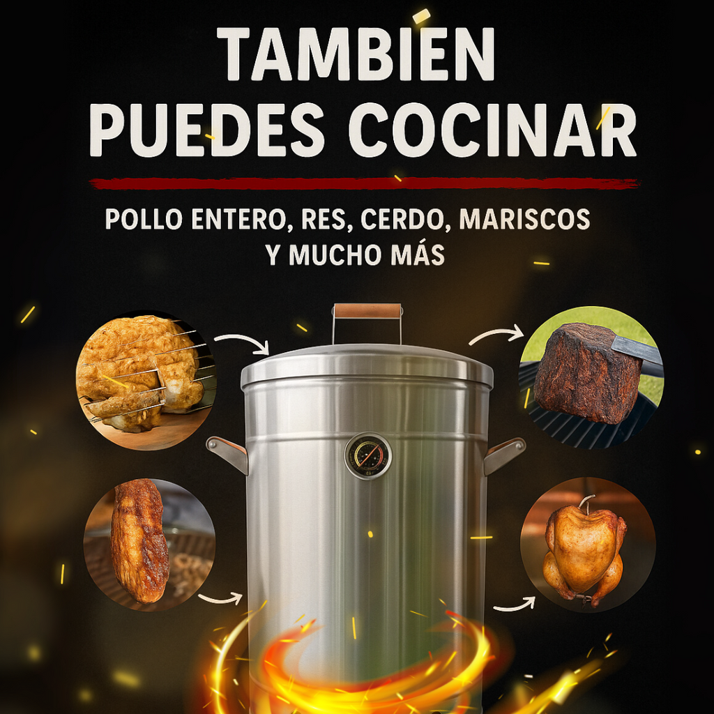 BarrilMaster 360°™ – El asador que convierte cualquier patio en una estación de BBQ profesional